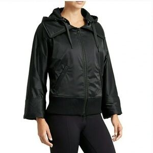 Athleta X‎ Derek Lam Uptown Funnel Jacket Black Size XL